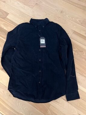 Ben Sherman navy Corduroy Button-Down Shirt
